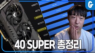 RTX 4000번대 Super 시리즈 그래픽카드 뭐 살지 정리해드림 [upl. by Ofloda829]