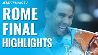 Nadal Beats Djokovic To Win Ninth Rome Title  Rome 2019 Final Highlights [upl. by Zolner149]