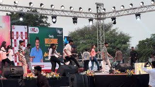 KL university’s Mega Meter performance by KLH University 🤩 AvinyaFest2023klh ikarthik2526 ￼￼ [upl. by Enelaj281]