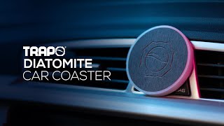 Trapo Diatomite Cup Coaster  Eliminating water stains caused by condensation from cold drinks [upl. by Attebasile866]