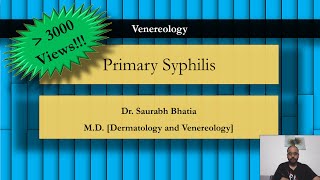 Primary Syphilis  Agent Pathogenesis Clinical Features Diagnosis Treatment [upl. by Annotahs]