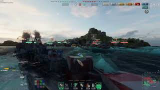 World of Warships  Kleber I Eat Smalands amp Des Moines for Breakfast [upl. by Inot]