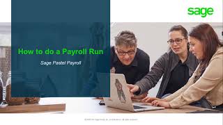 Sage Pastel Payroll How do I run the Payroll run [upl. by Annabel591]