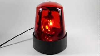 7quot Lighted Police Beacon Demo Rotating 120 V RED [upl. by Fogel]