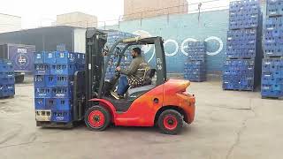 Forklift Operation in Warehouse  Forklift Operation Video  Forklift Operation ForkliftSkills [upl. by Alleber]