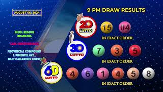 LIVE PCSO 900 PM Lotto Draw  August 6 2024 [upl. by Uthrop]