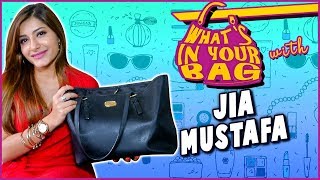 Jia Mustafa Handbag Secret Revealed  What’s In Your Bag  TellyMasala [upl. by Goss]