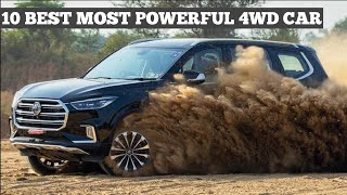 Top 10 Most Powerful 4WD Cars in India 🔥 [upl. by Porter]