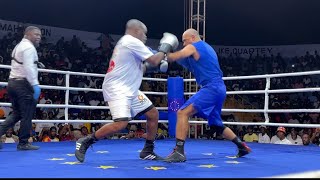 Azumah Nelson vs Irchad Razaaly  Boxing Fight 🥊 Return of Zum Zum🔥😀 Diplo Rumble [upl. by Skippie]