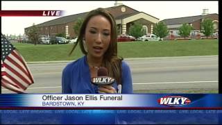 Community remembers slain police officer [upl. by Maurilia807]