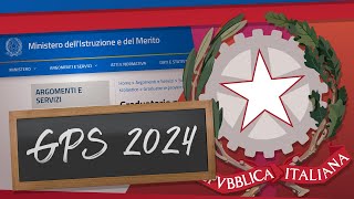 TUTORIAL ISCRIZIONE GRADUATORIE PROVINCIALI  GPS 202426 [upl. by Venu872]