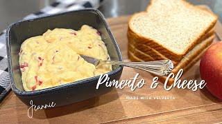 Pimento and Cheese Sandwich Spread Made with Velveeta Cheese [upl. by Devina220]