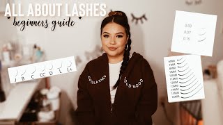 ALL ABOUT EYE LASH EXTENSIONS  beginners guide [upl. by Ecirbaf]