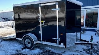 US Cargo 6x10 enclosed trailer on sale 2595 [upl. by Rocray549]