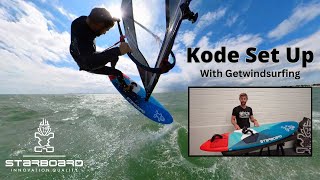 Starboard Kode Set Up with Getwindsurfing [upl. by Anwahsat935]