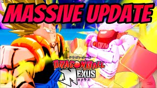 Dragon Ball Nexus Massive Update 10x Kamehameha Rework  Revamped Models amp More [upl. by Leidgam74]