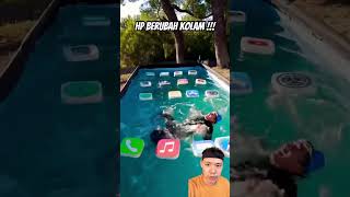 Hp berubah kolam renang smartphone phonesecrets pool phonesecrettricks ios mobilesecrets [upl. by Adim]