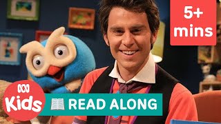 Owl Babies read by Jimmy Giggle and Hoot  Play School Story Time  ABC Kids [upl. by Anayk]