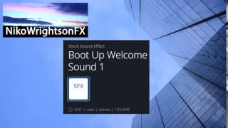 Sound Effect  Boot Up Welcome Sound 1 [upl. by Ailyt880]