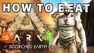 I Had 100 Days to Beat ARK Scorched Earth with just MANTISES  Ark Survival Evolved [upl. by Schiro]