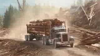 1948 Peterbilt logging truck Deming Washington [upl. by Ggerc]