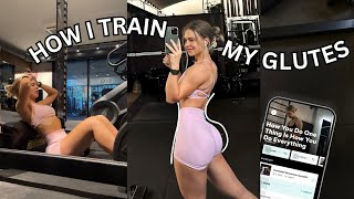 HOW I TRAIN MY GLUTES [upl. by Ydneh]