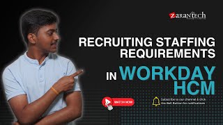 Recruiting Staffing Requirements in Workday HCM  ZaranTech [upl. by Ahseenal]