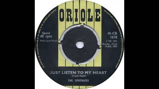 UK New Entry 1963 82 The Spotnicks  Just Listen To My Heart [upl. by Nnep]