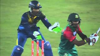 Bangladesh vs Sri Lanka I Asia Cup 2016 I Sabbir Rahmans 80 Runs [upl. by Frye580]