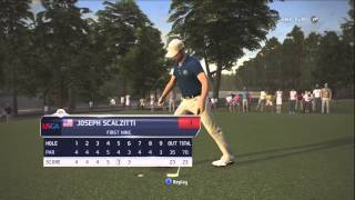 Tiger Woods 14 Career Gameplay Walkthrough Part 1  Intro and First Round [upl. by Ttirrej]