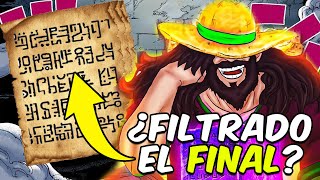 ESTAS filtraciones han vuelto LOCO a ODA ¡FILTRADO el FINAL de ONE PIECE 😨😨  ONE PIECE TEORIA ✅ [upl. by Keen]