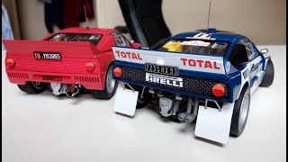 124 Collection of Lancia cars Hasegawa hobby kits [upl. by Adiel357]