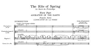 Igor Stravinsky  The Rite of Spring 1913 [upl. by Adnohryt194]