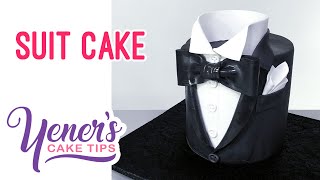 SUIT CAKE Tutorial  Yeners Cake Tips with Serdar Yener from Yeners Way [upl. by Fonsie]