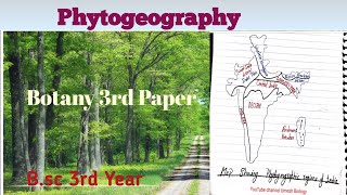 Phytogeography Bsc 3rd Year Botany 3rd Paper Phytogeographical resion in India UmeshBiology [upl. by Haerdna]