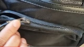 Çanta fermuarı nasıl tamir edilir Repair pocket Zipper Taschen Reißverschluss Reparieren [upl. by Airdnala]