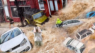 Emergency in Europe Heavy Flooding in Paris France the street turned into a river [upl. by Assilaj264]