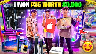 I Won PS5 Worth 80000₹😍In New Arcade Game😨  Spending 999₹ 😂amp Won Biggest Jackpot  Jash Dhoka [upl. by Eerhs]