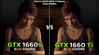 GTX 1660 Super vs GTX 1660 Ti Test In 2023🔥 With 12 Games [upl. by Rebeka725]