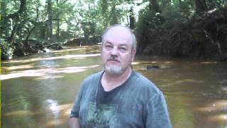 Panning for Gold in South Carolina on the Slate Belt Video 1 [upl. by Llenreb]