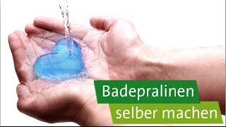 DIY – Geschenke selber machen Badepralinen in Herzform [upl. by Aiyekal]