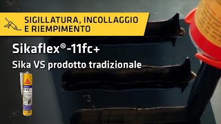 Sikaflex®11fc  Sigillanti a confronto Sika VS prodotto tradizionale [upl. by Pacorro785]