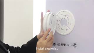 HEIMAN 633 NB IOT smoke alarm testing video [upl. by Cutler588]