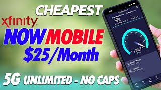 Comcast Xfinity NOW Mobile 5G and Now Internet Plans Explained Best Prepaid Mobile Plans in the USA [upl. by Kimbell921]