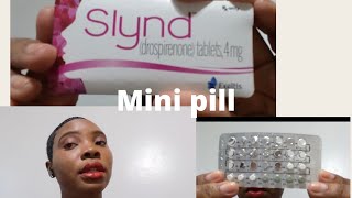 Slynd mini pill birth control review Progesterone only [upl. by Wolk]