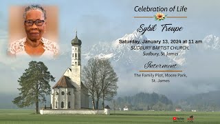 Celebrating The Life Of Sybil Troupe [upl. by Good151]