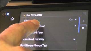 How to set up wireless printing on your HP Designjet T520 HD  HP Plotter  01256 783390 [upl. by Sinclair409]