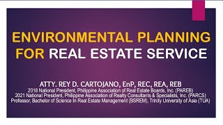 Basic Environmental Planning For Real Estate Brokers realestatebroker realestatetips boardexam [upl. by Elleon]