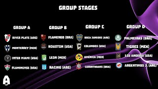 RESULTADO DO SORTEIO FASE DE GRUPOS DA AMÉRICA CUP [upl. by Atiuqa245]