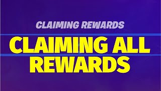 How to Claim All Rewards from Battle Pass  Fortnite Battle Royale [upl. by Buskirk]